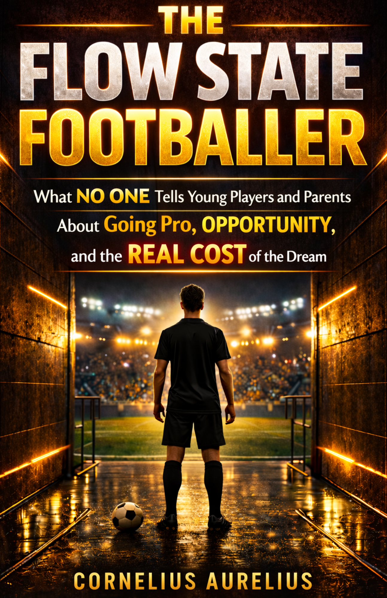 The Flow State Footballer ebook cover by Cornelius Aurelius