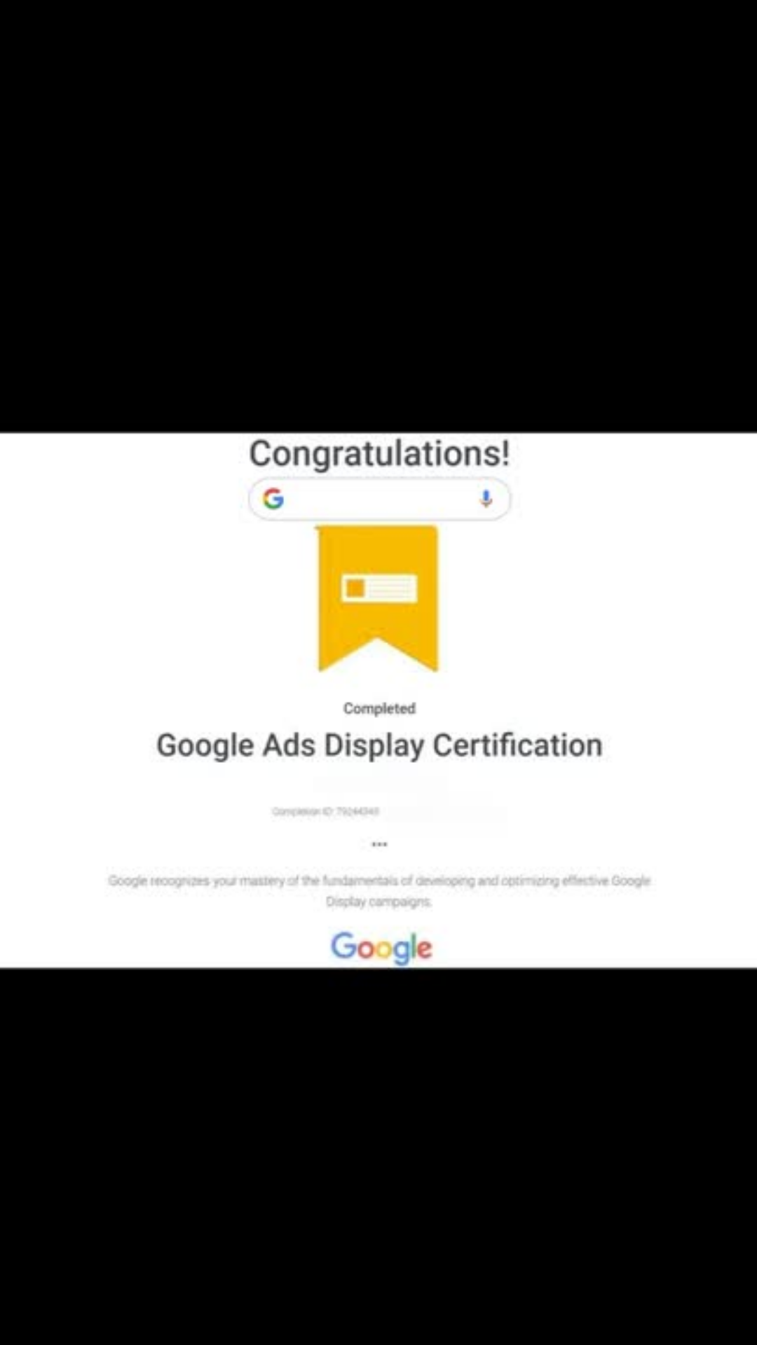 Shopping ads Certification